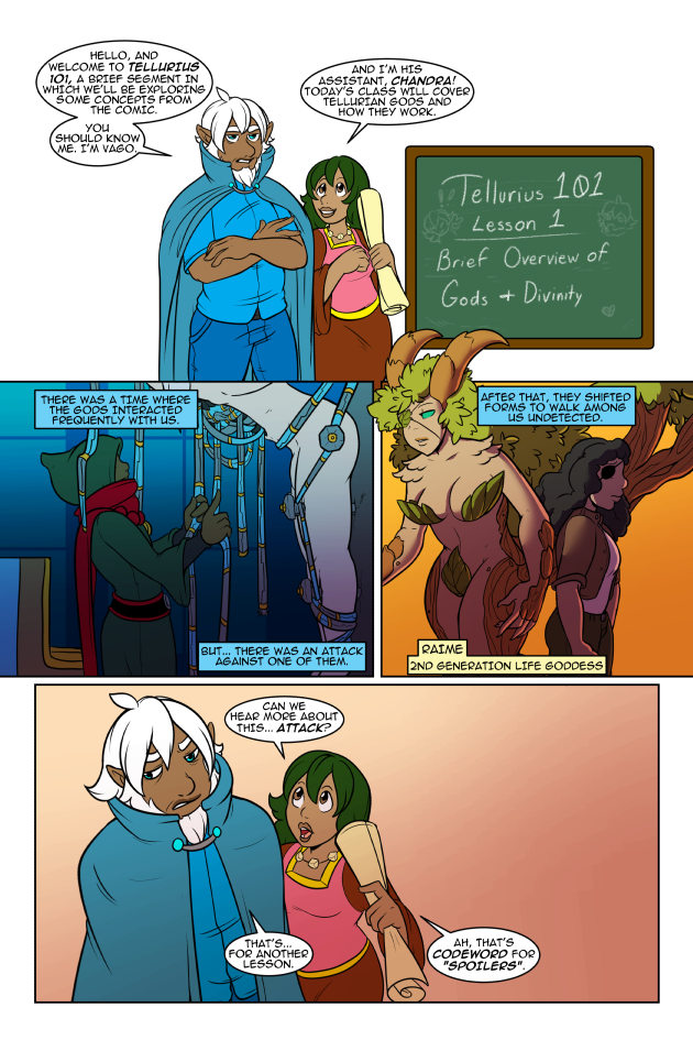 Tellurius 101: Gods and Divinity – Page 1
